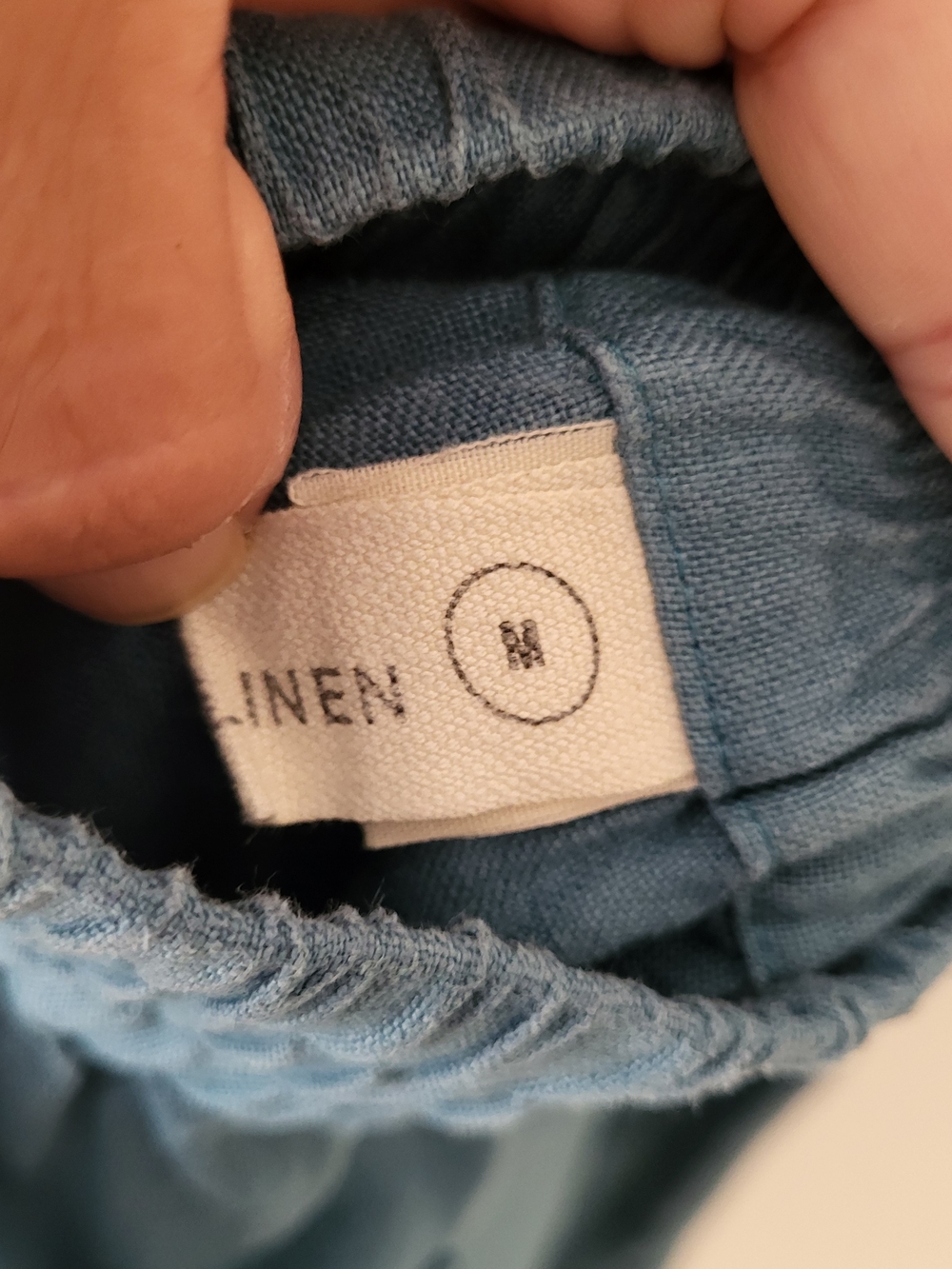 Not Perfect Linen Athens 2 Linen Pants In Dark Turqouise - Picture 8 of 16